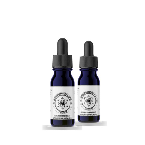 Monoatomisches Gold 2000 ppm | 2 Flaschen